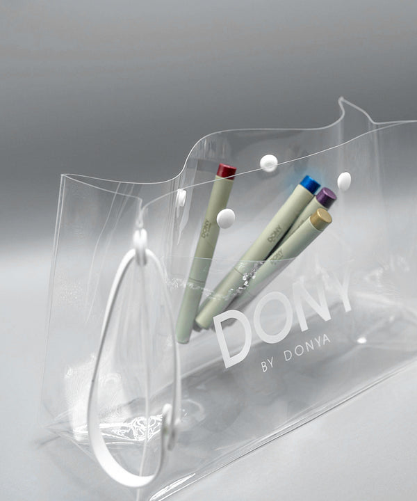LUXE TRANSPARENT MAKEUP BAG