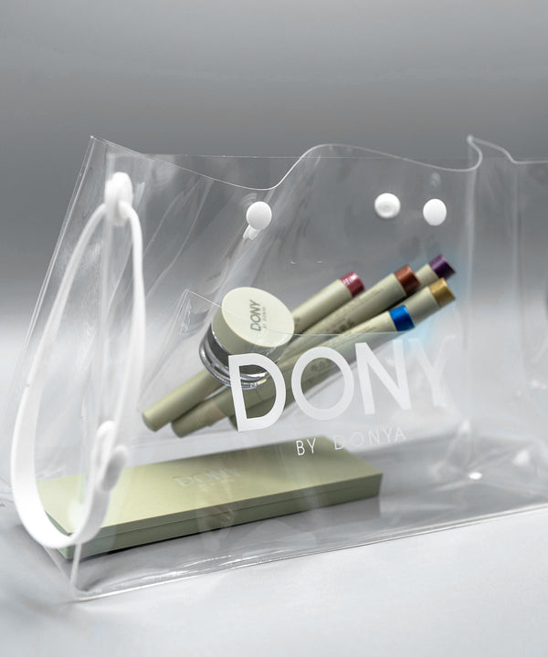LUXE TRANSPARENT MAKEUP BAG