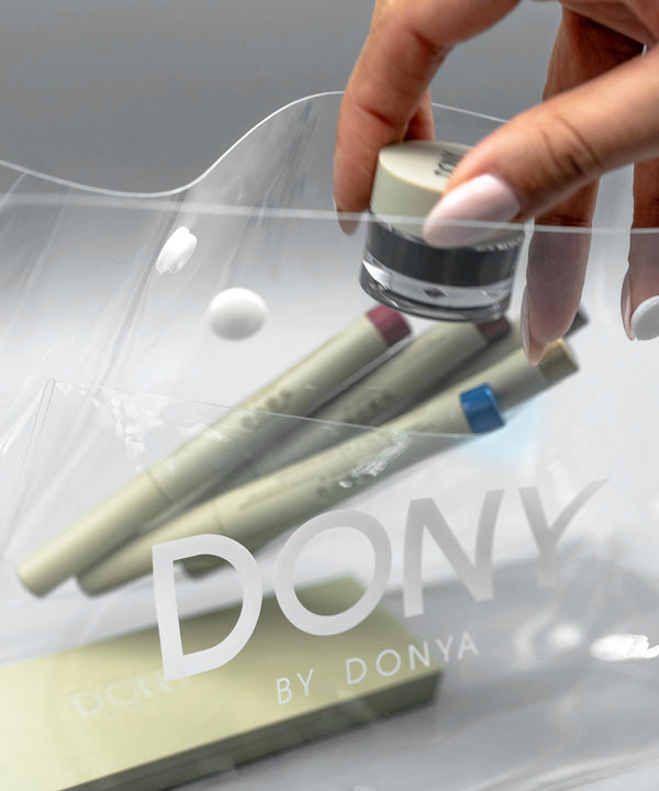 LUXE TRANSPARENT MAKEUP BAG